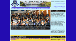 Desktop Screenshot of liutebmuniversity.org