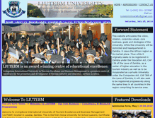 Tablet Screenshot of liutebmuniversity.org